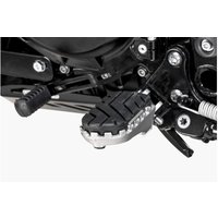 Image of FRS.07.011.10101/S - FRS.07.011.10101/S - SW Motech ION Footpegs - BMW F 800 GS 2008-2019 - Black/Silver