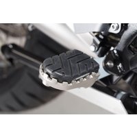 Image of FRS.07.011.10302/S - FRS.07.011.10302/S - SW Motech ION Footpegs - BMW R 1250 GS 2019-2024 - Black/Silver