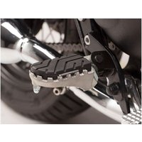 Image of FRS.11.011.10201/S - FRS.11.011.10201/S - SW Motech ION Footpegs - Triumph Scrambler 865 2006-2016 - Black/Silver