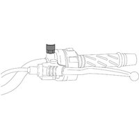 20350N - Puig Rearview Mirror Adaptor RHS For BMW R1250 RS 2019-2025 - Black