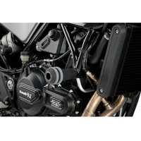 20423N - Puig Vintage 2.0 Frame Sliders For Benelli Leoncino 500 2016-2025 - Black