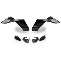 20523N - Puig Downforce Spoilers For Yamaha YZF R1 2020-2025 - Black