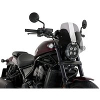 Image of 20819H - Puig New Generation Sport Screen For Honda CMX1100 Rebel 2021-2025 - Light Smoke