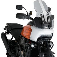 Image of 20840H - Puig Touring Screen For Harley Davidson Pan America 1250 2021-2024 - Light Smoke