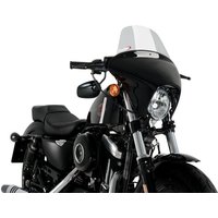 Image of 21056H - Puig Batwing Touring Screen For Harley Davidson Sportster Forty Eight XL1200X 2015-2020 - Light Smoke