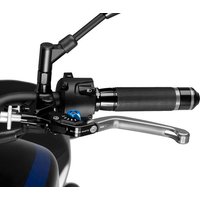 210PA - Puig Folding V3 Clutch Lever For Ducati 1098 2007-2008 - Silver With Blue Selector