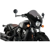 Image of 21107F - Puig Dark Night Screen For Indian Scout Bobber 2018-2025 - Dark Smoke