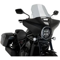 Image of 21545H - Puig Batwing Touring Screen For Honda CMX1100T Rebel 2023-2025 - Light Smoke