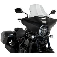 Image of 21545W - Puig Batwing Touring Screen For Honda CMX1100T Rebel 2023-2025 - Clear