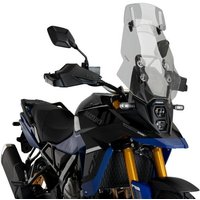 Image of 21688H - Puig Touring Screen With Extender For Suzuki V-Strom 800 25 - Light Smoke