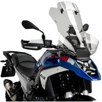 21796H - Puig Touring Screen With Extender For BMW R1300 GS 2023-2025 - Light Smoke