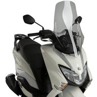 Image of 21926H - Puig V-Tech Line Touring Screen For Suzuki Burgman Street 125 EX 2023-2025 - Light Smoke