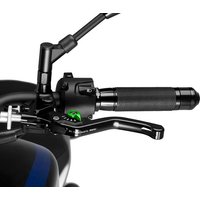 Image of 230NV - Puig Short V3 Clutch Lever For Ducati 1098 2007-2008 - Black With Green Selector