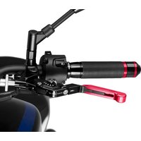 Image of 24RNN - Puig Extendable Folding V3 Clutch Lever For Ducati 1098 2007-2008 - Red Extender With Black Selector