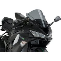 3177F - Puig Z-Racing Screen For Kawasaki ZX-10R 2008-2010 - Dark Smoke