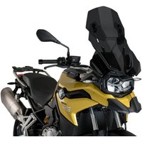 Image of 3178F - Puig Adjustable Touring Screen For BMW F750 GS 2018-2024 - Dark Smoke