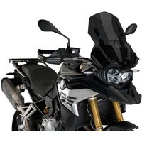 Image of 3179F - Puig Adjustable Touring Screen For BMW F750 GS 2018-2024 - Dark Smoke