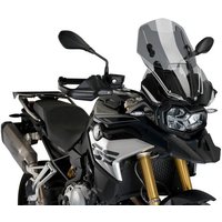 Image of 3179H - Puig Adjustable Touring Screen For BMW F750 GS 2018-2024 - Light Smoke