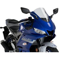 Image of 3737W - Puig R-Racer Screen For Yamaha YZF R3 2019-2024 - Clear