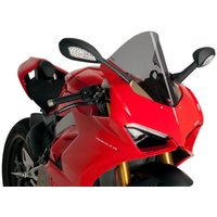 Image of 3759F - Puig R-Racer Screen For Ducati Panigale 1100 V4 SP2 2022-2023 - Dark Smoke