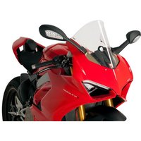 Image of 3759W - Puig R-Racer Screen For Ducati Panigale 1100 V4 SP2 2022-2023 - Clear