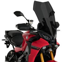 3762F - Puig Touring Screen For Yamaha Tracer 9 2021-2024 - Dark Smoke