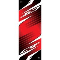 Image of MAT80210CRF - MAT80210CRF - Hurly Workstation Floor Mat - Black/Red/White