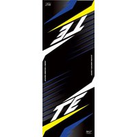 MAT80210TE - MAT80210TE - Hurly Workstation Floor Mat - Black/Blue/White/Yellow