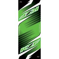 Image of MAT80210KXF - MAT80210KXF - Hurly Workstation Floor Mat - Black/Green/White