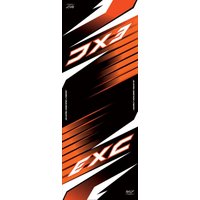 Image of MAT80210EXC - Hurly Workstation EXC Floor Mat - Black/Orange /White