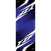 Image of MAT80210YZF - MAT80210YZF - Hurly Workstation Floor Mat - Black/Blue/White