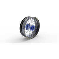 20.235.0.BL - 20.235.0.BL - Kite Elite SM 17" Rear Wheel - KTM SXF450 2013-2022 - Black/Blue/Silver
