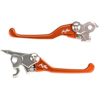 34.108.0.AR - 34.108.0.AR - Kite Unbreakable Pivot Clutch And Brake Levers - KTM SX125 2009-2013 - Orange