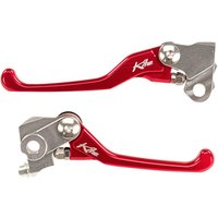 34.114.0.RO - 34.114.0.RO - Kite Unbreakable Pivot Clutch And Brake Levers - Honda CRF450R 2021-2024 - Red