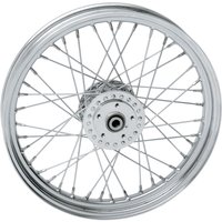 64357 - Drag Specialties Laced Wheel For Harley Davidson FXD 1340 1995-1998 19x2.5 Front - Chrome/Silver