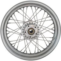 64442 - Drag Specialties Laced Wheel For Harley Davidson XL 1200 C 2010-2020 16x3 Front - Chrome/Silver