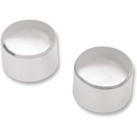 W16-0331 - Drag Specialties Axle Caps For Harley Davidson FLD 1690 2012-2013 Front - Chrome/Silver