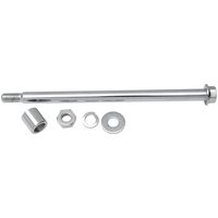 16-0270-BC - Drag Specialties Rear Axle Kit For Harley Davidson FLH 1200 1980 - Chrome/Silver
