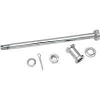 Image of 16-0271-BC - Drag Specialties Rear Axle Kit For Harley Davidson XL 900 1957-1959 - Chrome/Silver