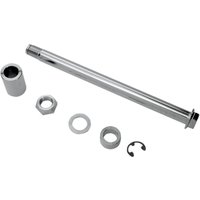 W16-0336 - Drag Specialties Rear Axle Kit For Harley Davidson FLS 1690 2012-2015 - Chrome/Silver