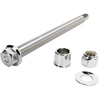 16-0305NU - Drag Specialties Front Axle Kit For Harley Davidson FXSTS 1450 2000-2003 - Chrome/Silver