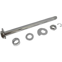 Image of W16-0351 - Drag Specialties Rear Axle Kit For Harley Davidson FLHR 1584 - Chrome/Silver