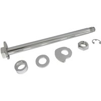 Image of W16-0352 - Drag Specialties Rear Axle Kit For Harley Davidson FLHR 1690 - Chrome/Silver
