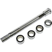 Image of W16-0353 - Drag Specialties Front Axle Kit For Harley Davidson FLSB 1750 2018-2024 - Chrome/Silver