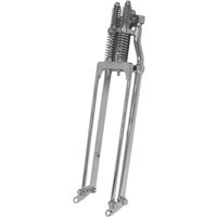 J300016 - Drag Specialties +6" Custom Springer Forks For Harley Davidson FLST 1340 1987-1990 - Chrome