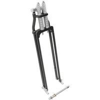 J300016B - Drag Specialties +6" Custom Springer Forks For Harley Davidson FLST 1340 1987-1990 - Black