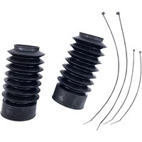 Image of C23-0222 - Drag Specialties Fork Boots For Harley Davidson FXBB1750 2018 - Black