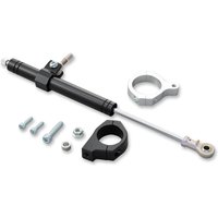 87972 - Drag Specialties Steering Damper Kit For Harley Davidson FLD 1690 2012-2013 - Black/Satin