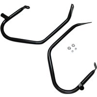 21040B - Drag Specialties Low-Profile Saddlebag Guards For Harley Davidson FLHR 1340 1997-1998 - Black