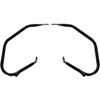 Image of 21034B - Drag Specialties Low-Profile Saddlebag Guards For Harley Davidson FLHR 1584 - Black